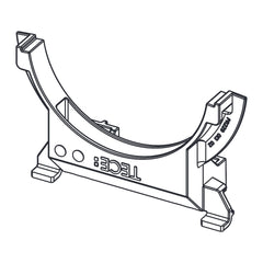 TECE TECEbox houder voor afvoerbocht voor Octa-reservoir, 8 cm