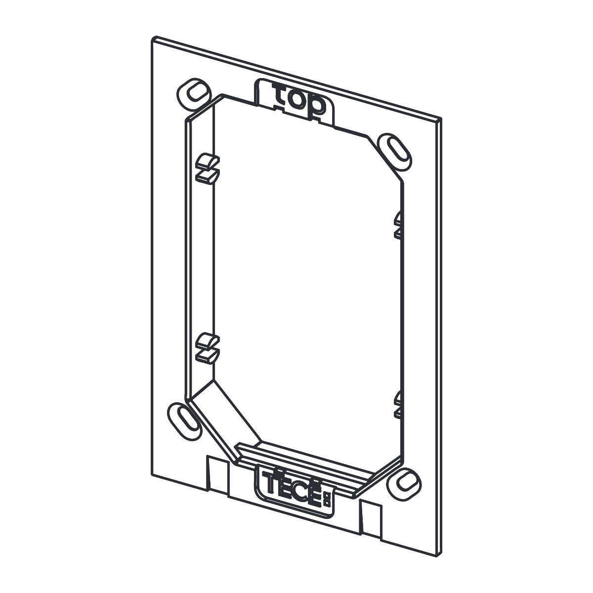 TECE reserveonderdeel montageframe voor TECEfilo kunststof