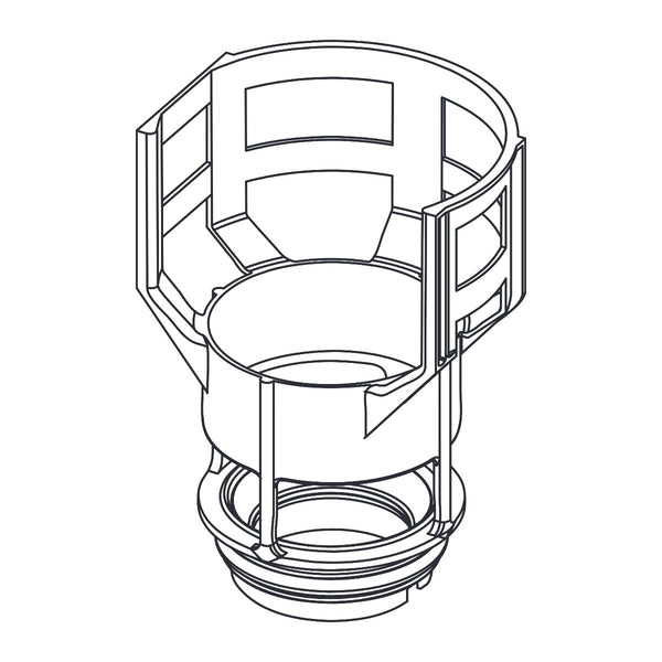 TECE reserveonderdeel klepzitting voor spoelklok A 6 inclusief reduceerring, D = 44 mm