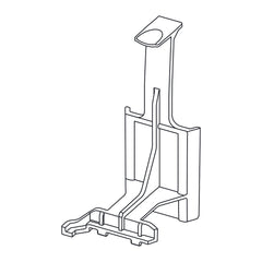 TECE reserveonderdeel omlaaghouder voor spoelventiel van 320 mm reservoir