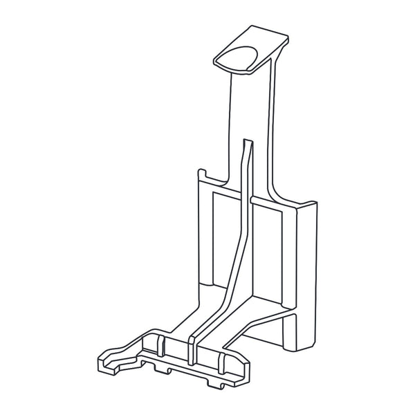 TECE reserveonderdeel omlaaghouder voor spoelventiel van 320 mm reservoir