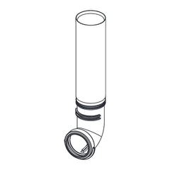 TECE reserveonderdeel spoelbuis voor Octa II, Compact 320, Base 8 en Base 320 reservoirs (vanaf 2023)
