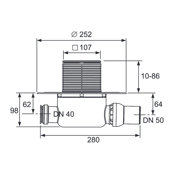 TECE 122 drain set 