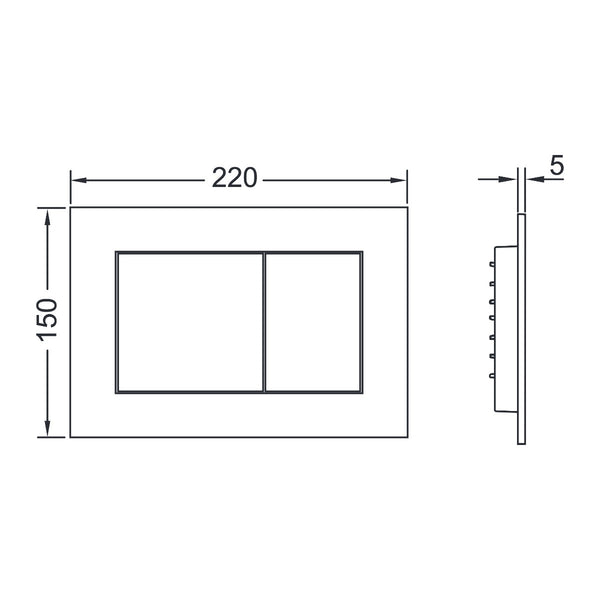 TECE TECEnow toilet control white antibacterial Article number 9240405