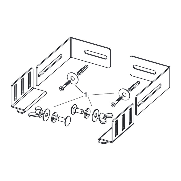 TECEdrainline-Evo wall bracket