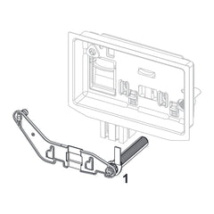 TECE Inlet shaft for cleaning blocks for TECEsquare II metal, TECEsquare II glass and TECEsolid 9240952
