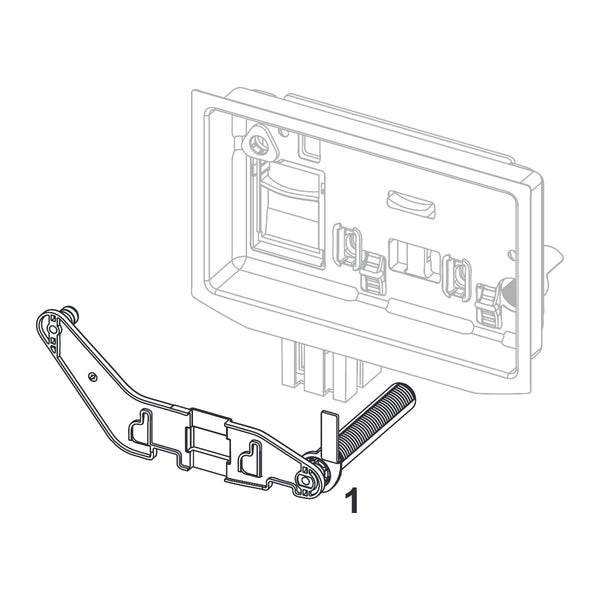 TECE Inlet shaft for cleaning blocks for TECEsquare II metal, TECEsquare II glass and TECEsolid 9240952