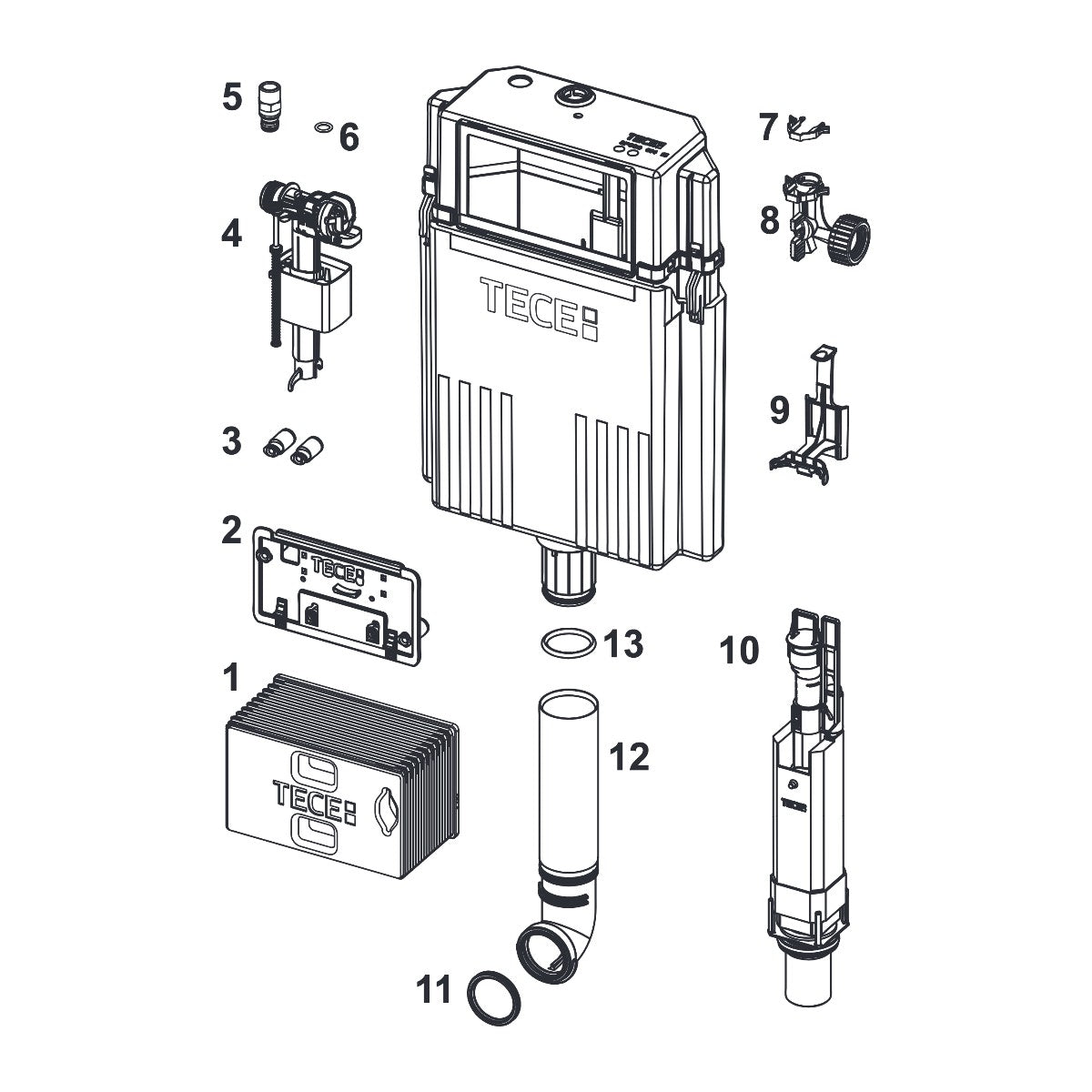 TECE Compact 320-reservoir