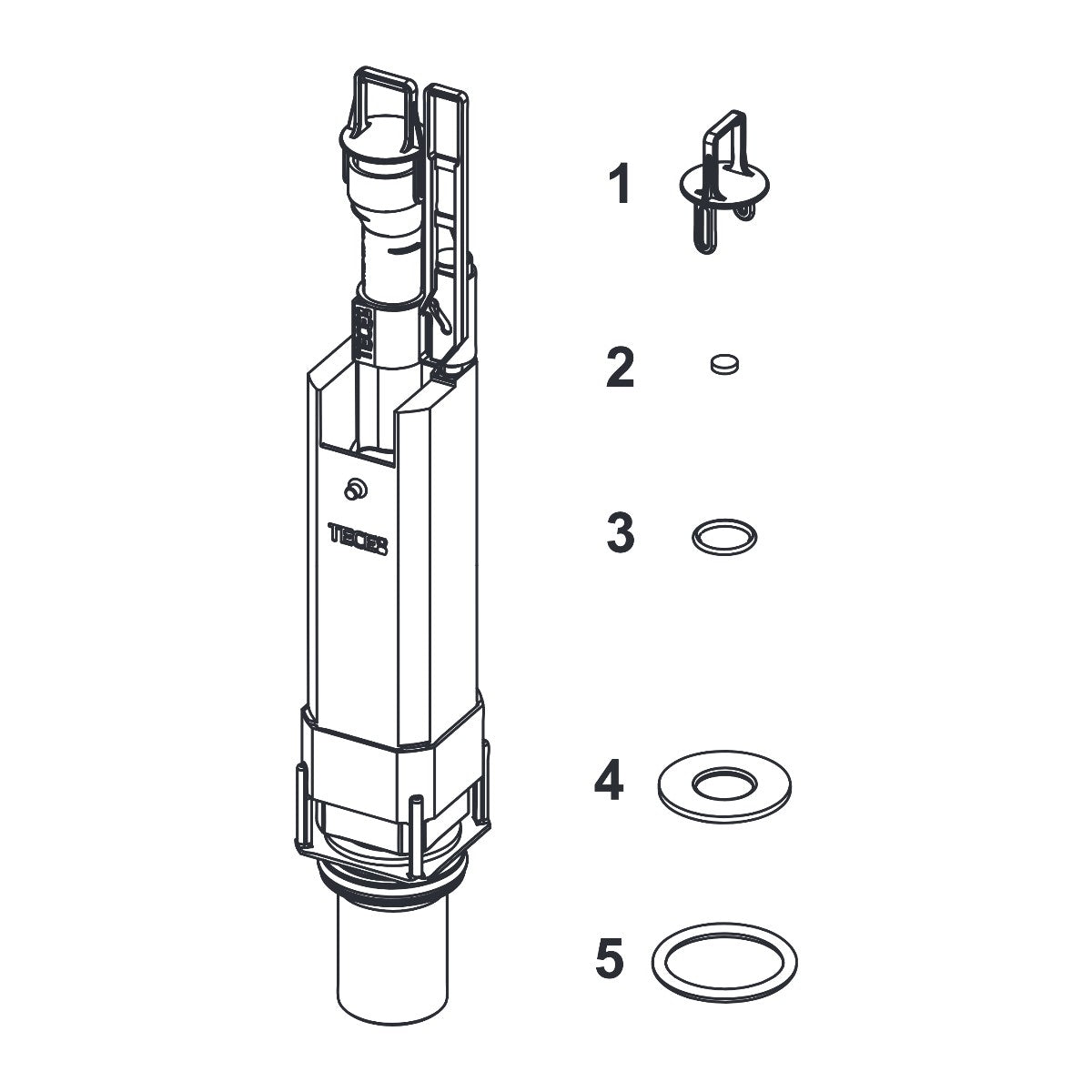 TECE spare part coil clock A 5