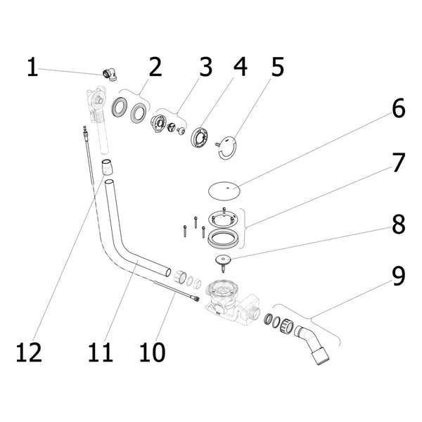 Onderdelentekening Viega Rotaplex Trio badafvoer 6141.16 Visign RT4 onderdelen (2007-2015)