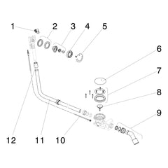 Onderdelentekening Viega Rotaplex Trio badafvoer 6141.17 Visign RT4 onderdelen (2007-2015)