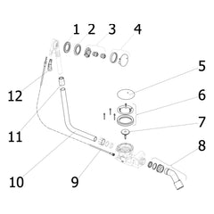 Onderdelentekening Viega Rotaplex Trio badafvoer 6149.21 Visign RT5 onderdelen (2011-2015)