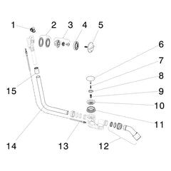 Onderdelentekening Viega Multiplex Trio badafvoer 6161.11 Visign MT3 onderdelen (2007-2015)