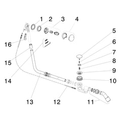 Onderdelentekening Viega Multiplex Trio badafvoer 6161.70 Visign MT5 onderdelen (vanaf 2015)