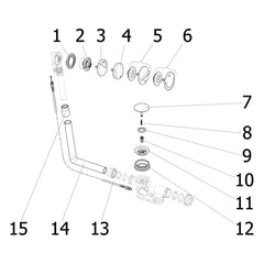 Onderdelentekening Viega Multiplex badafvoer 6162.875 Visign M5 onderdelen (2014-2015)