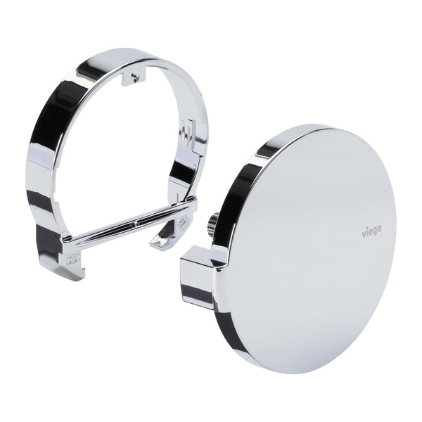 Viega Visign MT5/RT5 afbouwset (draairozet en overlooprozet) voor Multiplex Trio en Rotaplex Trio chroom (vanaf 2015)