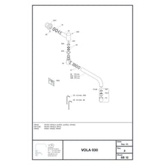 Vola onderdelentekening uitloop 030 (2003-2021)