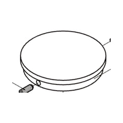 Vola deksel VR727B voor zeepautomaat T10JR (uit onderdelentekening)
