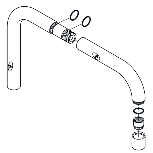 VOLA complete uitloop KV1/KV8 geleverd van 1972-12/2012 VR30