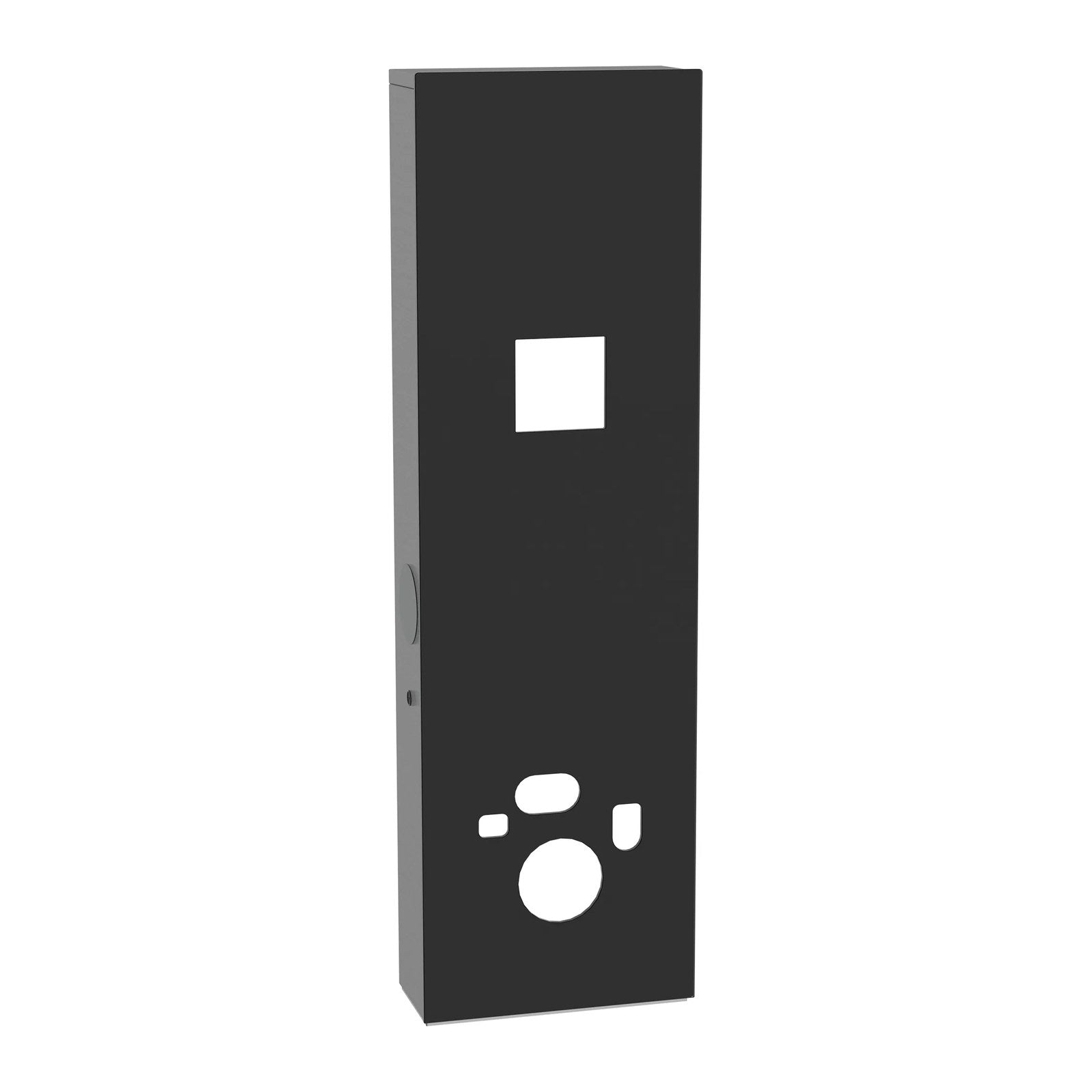 Wisa XS VarioTronic afwerkpakket glas zwart
