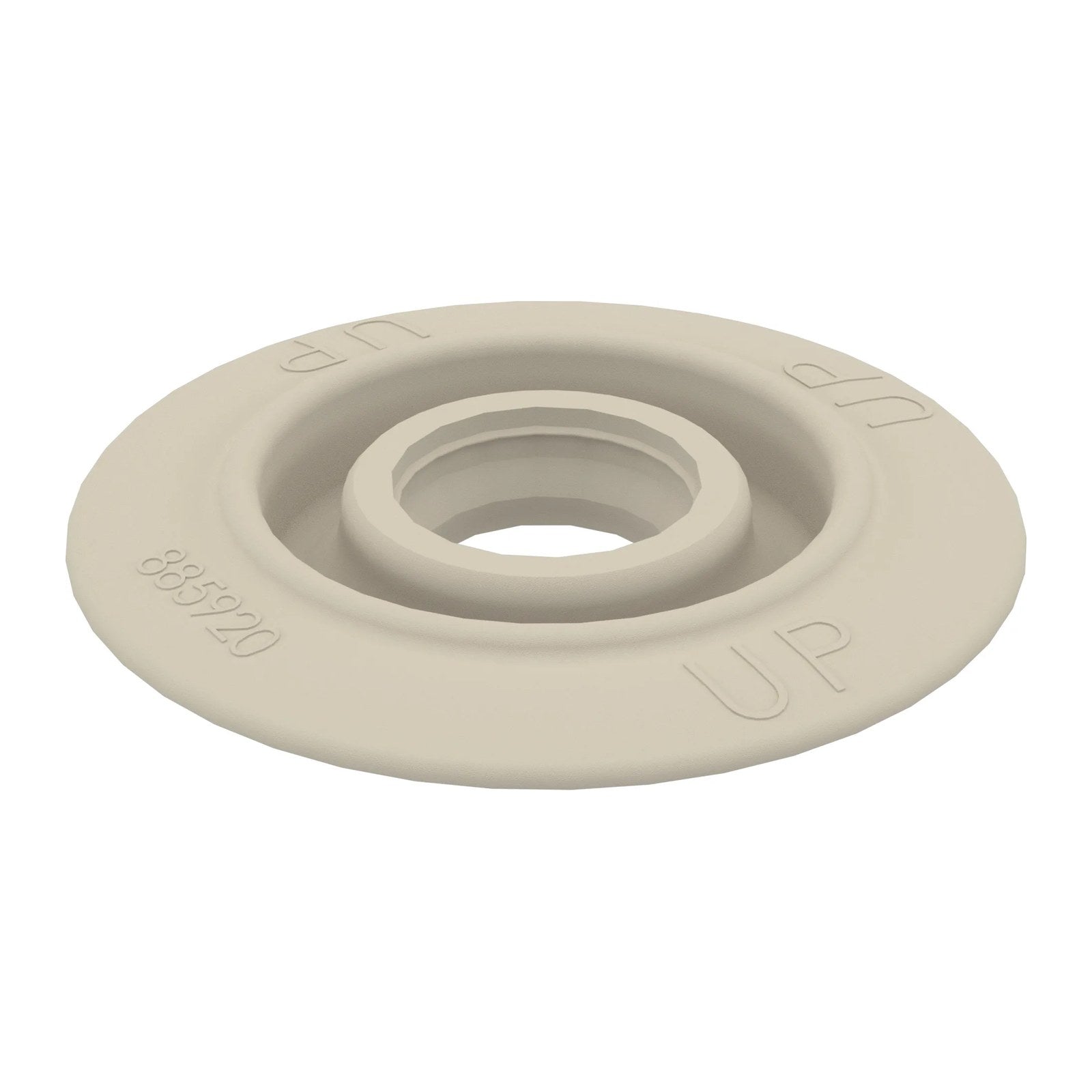 Wisa Bodemkleprubber Ø69x19 mm - extra foto