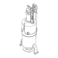 Wisa Uitstroommechanisme (DFF) WISA XS/XT - maattekening