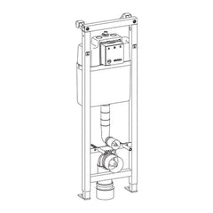 Wisa XS WC FRONT 118 cm - maattekening