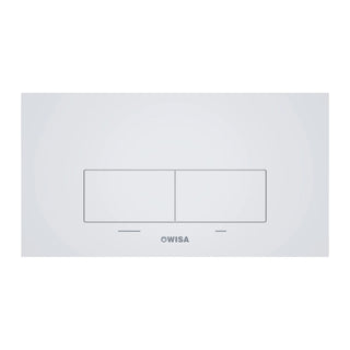 Wisa XT Bedieningspaneel Kantos DF aluminium mat wit