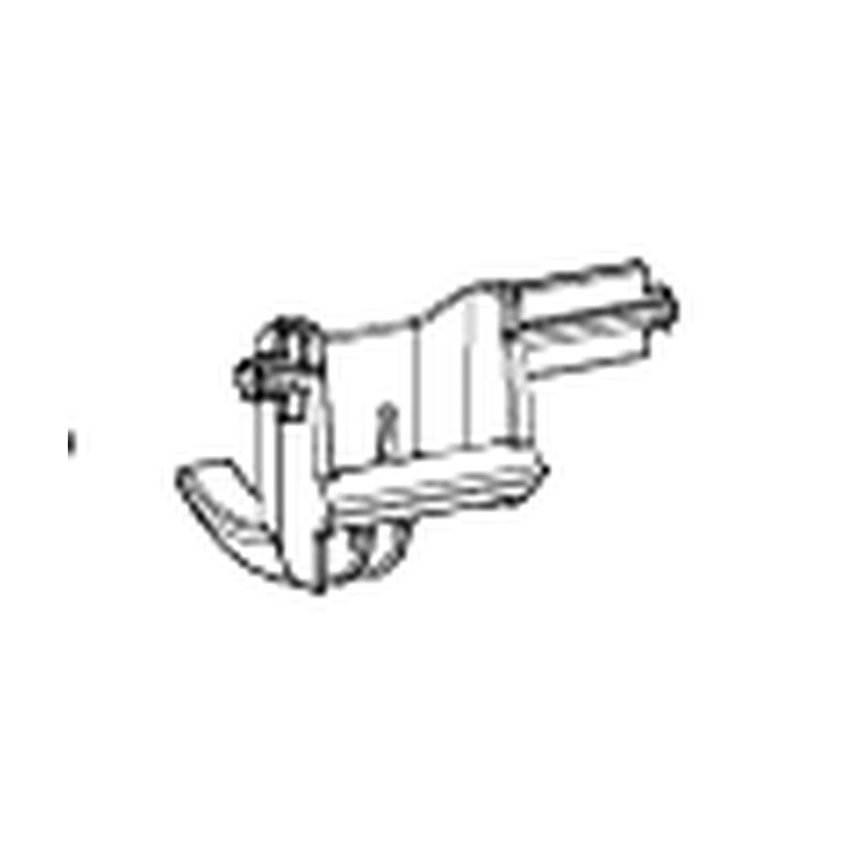 Wisa 3L (halve spoeling) hefboom WISA XF (uitsnede tekening)