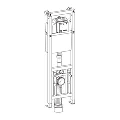 Wisa XS WC Vario 130 cm - maattekening