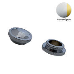 Zazzeri 800/802 greepkapjes blanco chroom/goud