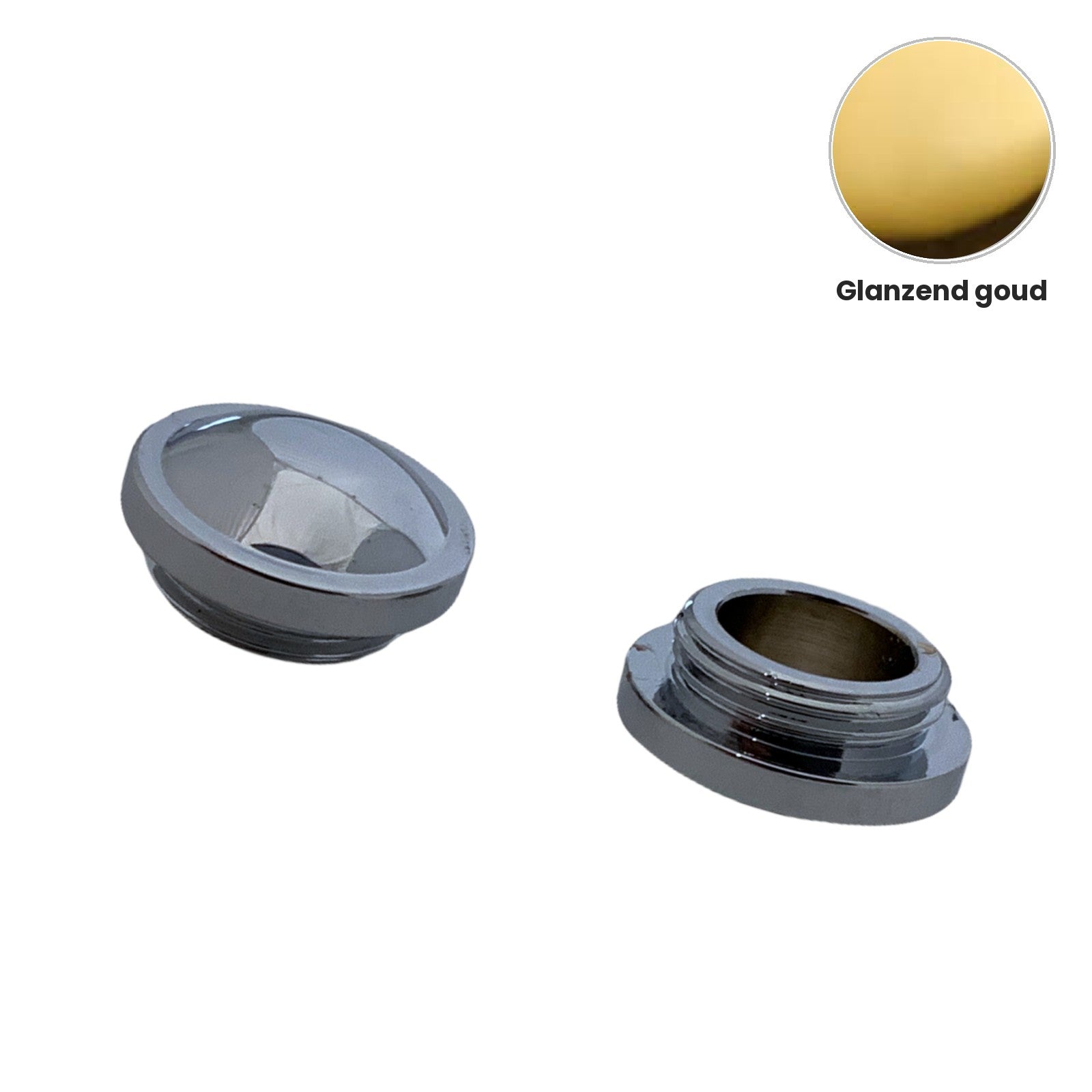 Zazzeri 800/802 greepkapjes blanco glanzend goud