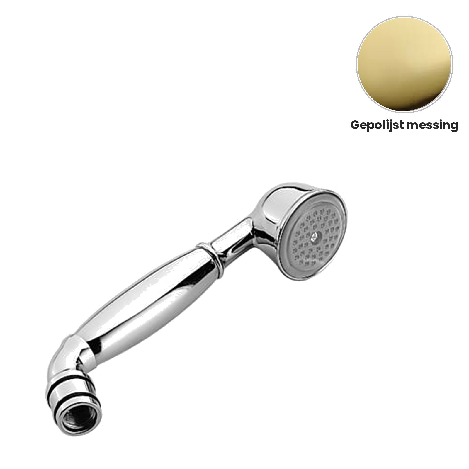 Zazzeri handdouche 3000 30000504A00 – Gepolijst messing