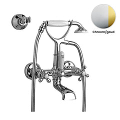 Zazzeri 800/802 Victoria badkraan met handdouche chroom/goud