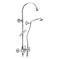 Zazzeri 800/802 opbouw douchesysteem N610 met handdouche, zonder hoofddouche chroom
