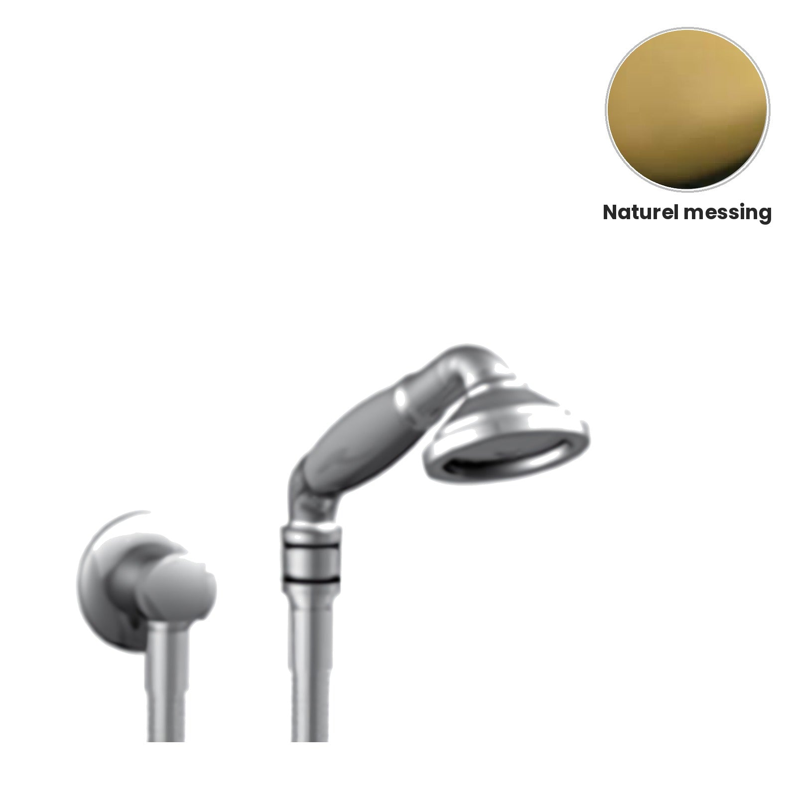 Zazzeri doucheset 3000Q417A00 – Naturel messing