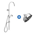 Zazzeri 800 / Kent douchecombinatie met hoofddouche Ø 150 mm en handdouche – Chroom