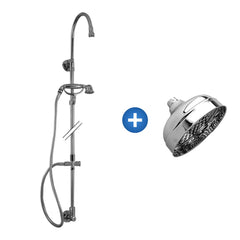 Zazzeri 802 douchecombinatie met hoofddouche Ø 150 mm en handdouche – Chroom