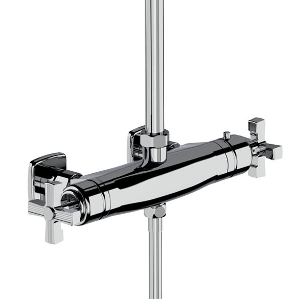 Horus Zéphyr thermostatische douchekolom met hoofddouche Ø210 mm en handdouche (Speciale Kleuren) 16.797
