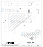 Gessi Emporio Accessories Hoekplanchet draadmodel voor bad/douche. Zwart Artikelnummer 38861.299