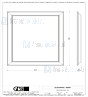 Gessi Eleganza Complementi Spiegel met wit frame muurmontage 1100 x 900 mm. Structural Artikelnummer 46597.520