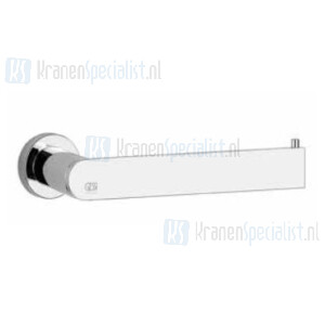 Gessi Emporio Accessories Closetrolhouder zonder klep voor wandmontage (horizontaal en vertikaal te monteren). Finox Artikelnummer 38849.149