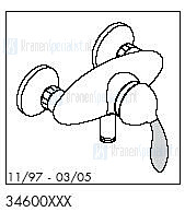 HansGrohe Onderdelen Axor Azzur 34600 (11/97 - 03/05)