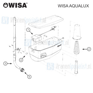 Wisa Onderdelen Wisa Aqualux (gemaakt tot 1996) Aql000001