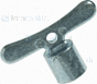 VSH Tapkraan Sleutel met tbv vierkant spindeltje 6.2mm 049570.4