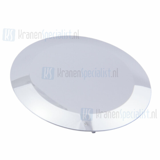Geberit Uniflex douchebaksifon DN50 afdekrozet diameter 80 mm glans chroom