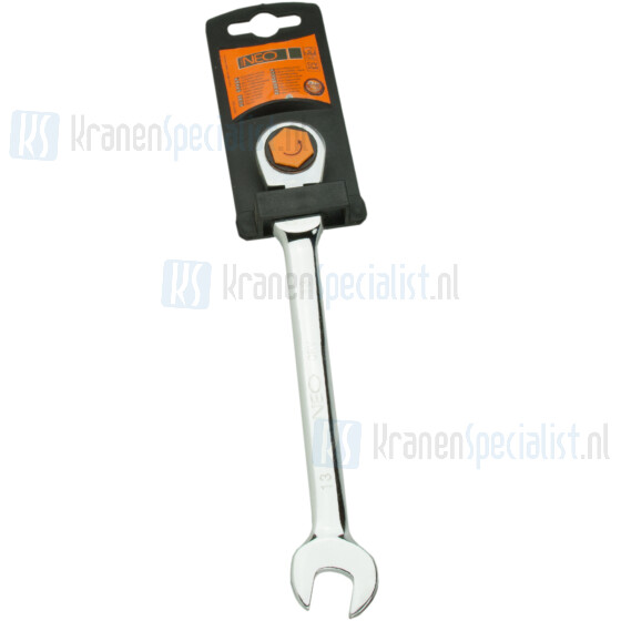 NEO ring-steek sleutel met ratel 13mm (tbv aandraaien kraan moer) 09-055