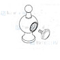 Perrin & Rowe Thermo Shower Mixer Lever Boss Nickel Mat Artikelnummer 9.01555PF
