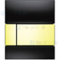TECE square urinoir bediening, glas zwart toetsen goud