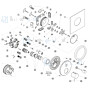 Jado onderdelen Joy Douchethermostaat met stopkraan inbouw Easy-Box  (> 05/2014) H4559AA